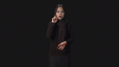 Fatema Hamidi, "Schatten und Licht", 2018/2020