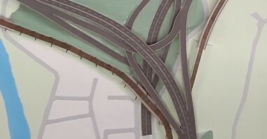 Modell Verkehrsknotenpunkt Bruck/Mur