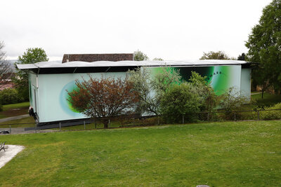 mobiler Pavillon der STEIERMARK SCHAU (Landesausstellung) in Hartberg