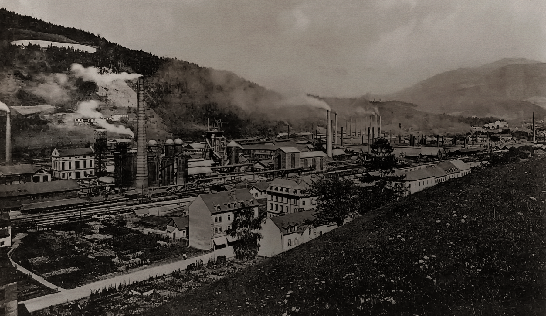 Industrielle Landnahme: Werksanlage Donawitz 1907